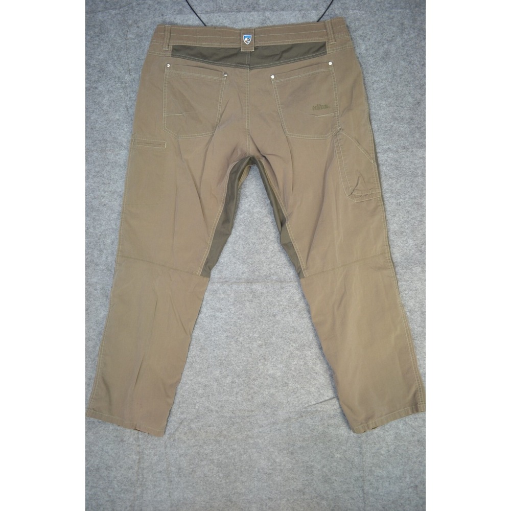Kuhl Radikl Pants Mens 40x30 Beige Patent Pending Logo 5-Pockets Straight Leg - Picture 3 of 16